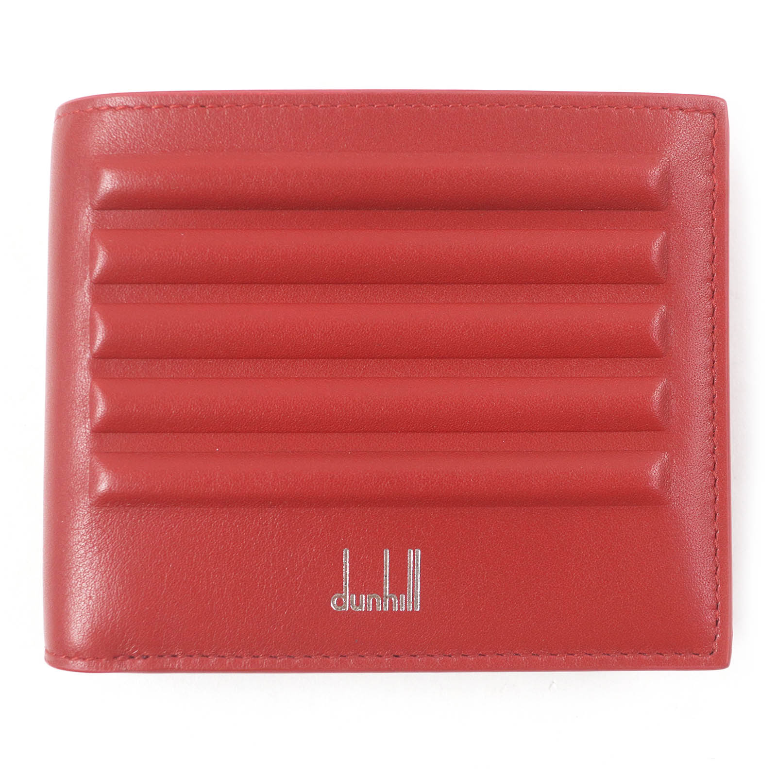 Pristine Dunhill Bifold Wallet GT 4CC Coin case Billfold Red leather mens Used