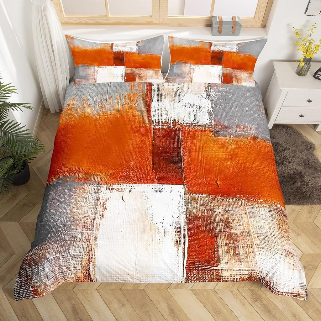 Spotted Pattern Down Comforter Set Bedding Set 3-piece Duvet Cover Set