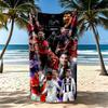 Cristiano Ronaldo Beach Towel Super Soft Microfiber Quickdry Fabric Comfortable Lightweight