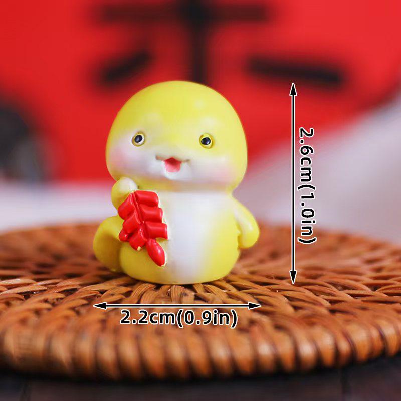 New Year Muffin & Cupcake Decoration Ornament with Transparent Packaging Box