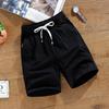 Men's Summer Casual Linen Shorts with Elastic Waist and Drawstring