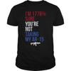 I'm 1776% Sure You're Not Taking My AR-15 Funny Inscriptions T-Shirt 100% Cotton O-Neck Summer Short Sleeve Casual Mens T-shi...