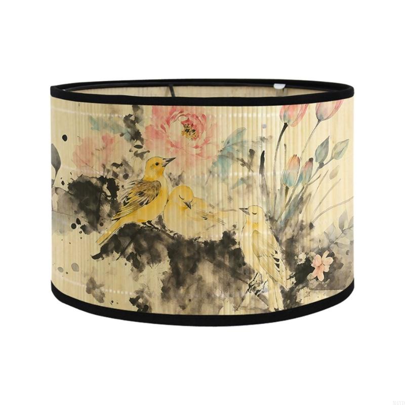 E27 Bamboo Lampshades Wall Light Cover Table Light Shade Elegant Decorative Lighting Accessories Enduring M4YD