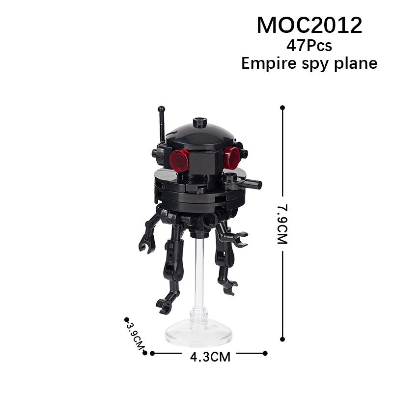 MOOXI Space Wars Series Robot Model MOC Brick DIY Diorama Adult Children Toys Building Block Set Montessori Gift Room Decoration
