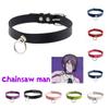 Chainsaw Man Skórzany Choker Naszyjnik Mocna I Elastyczna Obroża Dla Kobiet I Dziewcząt