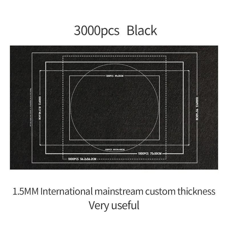1500-3000Pcs Felt Puzzle Mat Set 10Color Available Puzzle Playing Blanket With Portable Travel Storage Bag Puzzle Accessories