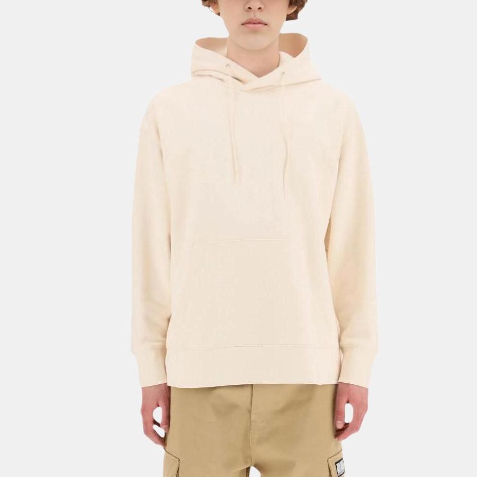 Y-3 Solid Color Drawstring Hoodie Men hoodies Yellow HG6217