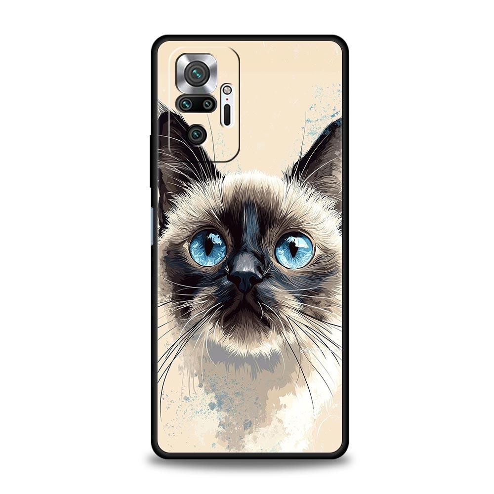 Daily Life of Cute Cats Phone Case For Xiaomi Redmi Note 14 13 5G 10 11 12 Pro Plus 4G 14C 13C 12C 10C Black Cover