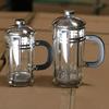 Heat-Resistant French Press Coffee & Tea Maker with Bamboo Handle and Stainless Steel Filter