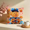 Stylish DDog Manied Cushion Cover Stylish Washable Pillow Cover Ideal for Couch Bedroom Car Decoration