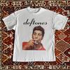Deftones Chino Moreno Smoking T-Shirt Weiß Vintage Grafik-T-Shirt Unisex 90er Jahre Stil