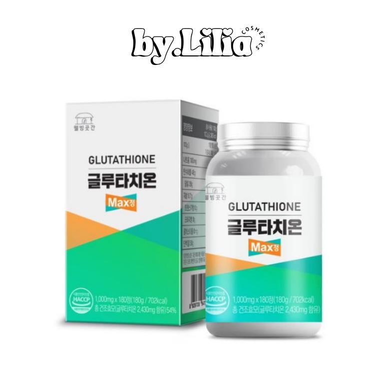 

Glutathione Max Korea 180 tablet = 6M)