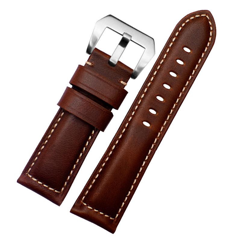Retro Cowhide Watch Strap 20mm 22mm 24mm 26mm Band Universal Replacement Watchbands Bracelet Watches Vintage calfskin strap