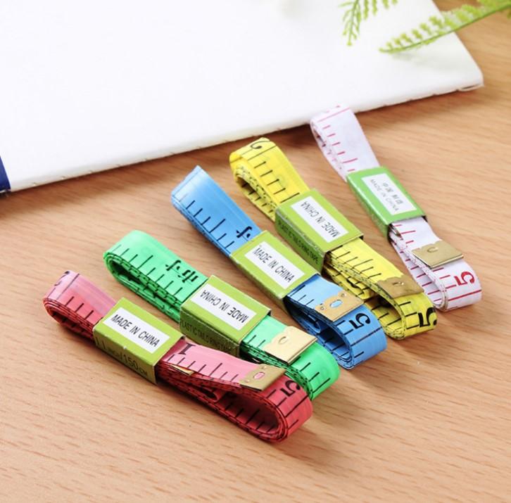 New .5m Body Measuring Ruler Sewing Tailor Tape Measure Mini Soft Flat Ruler Centimeter Meter Sewing Measuring Tape