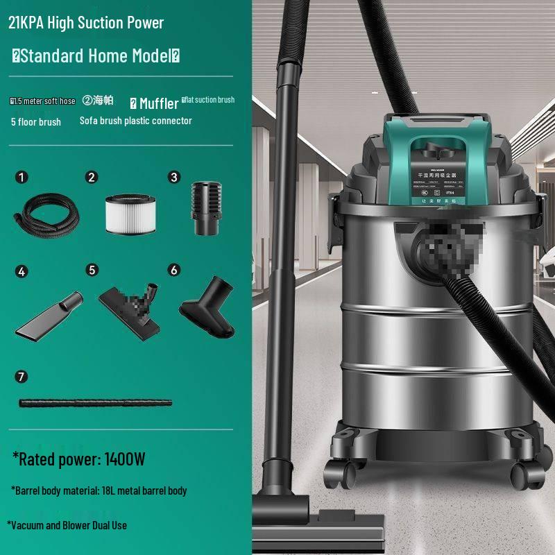 Large Suction Wet & Dry Vacuum Cleaner for Home & Industrial Grout Cleaning