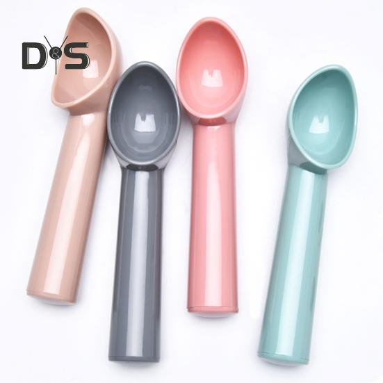 1 Set Food Grade Ice Cream Scoop Cold Resistant Plastic Watermelon Fruit Ball Spoon Dessert Scoop