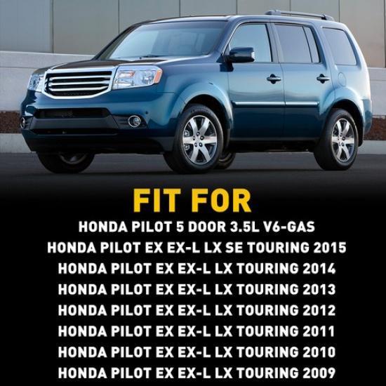 Fit 09-15 76810-SZA-A01ZA Honda Pilot 2Pcs Front Windshield Washer Nozzles Jet