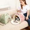 Outdoor -Loss Backpack Pet Supplies, Crossbody Visible Pet Carrier For Small Pet, Breathable And Warm Portable Carrier