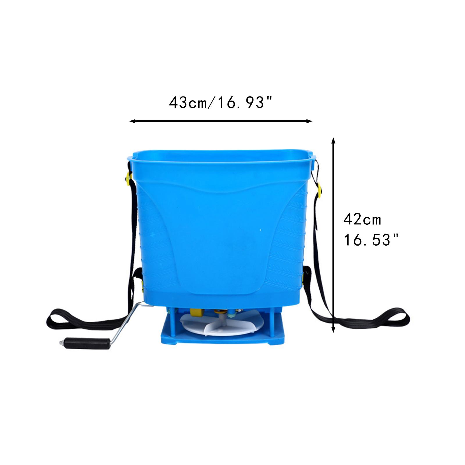 

Ручной разбрасыватель навоза, ручная сеялка, инструмент для удобрения кукурузы и овощей, ранцевый инструмент для сада, фруктовых деревьев, овощей, фермы синий