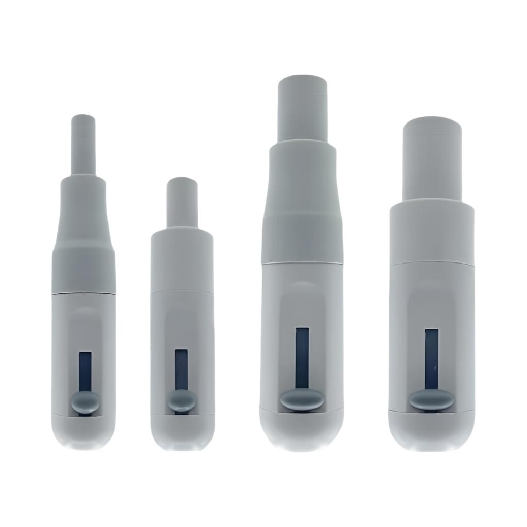 4Size Dental Saliva Swivel Suction Handle With Adjustable Valve Strong Weak Suction Plastic Adapter Accessories