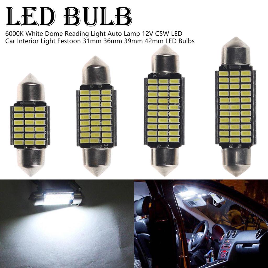 2 x LED 12v CAR BULB C5W COB XENON WHITE FESTOON NUMBER PLATE 31 36 39 42MM 36mm 2 x LED 12v CAR BULB C5W COB XENON WHITE FESTOON NUMBER PLATE 31 36 39 42MM 36mm