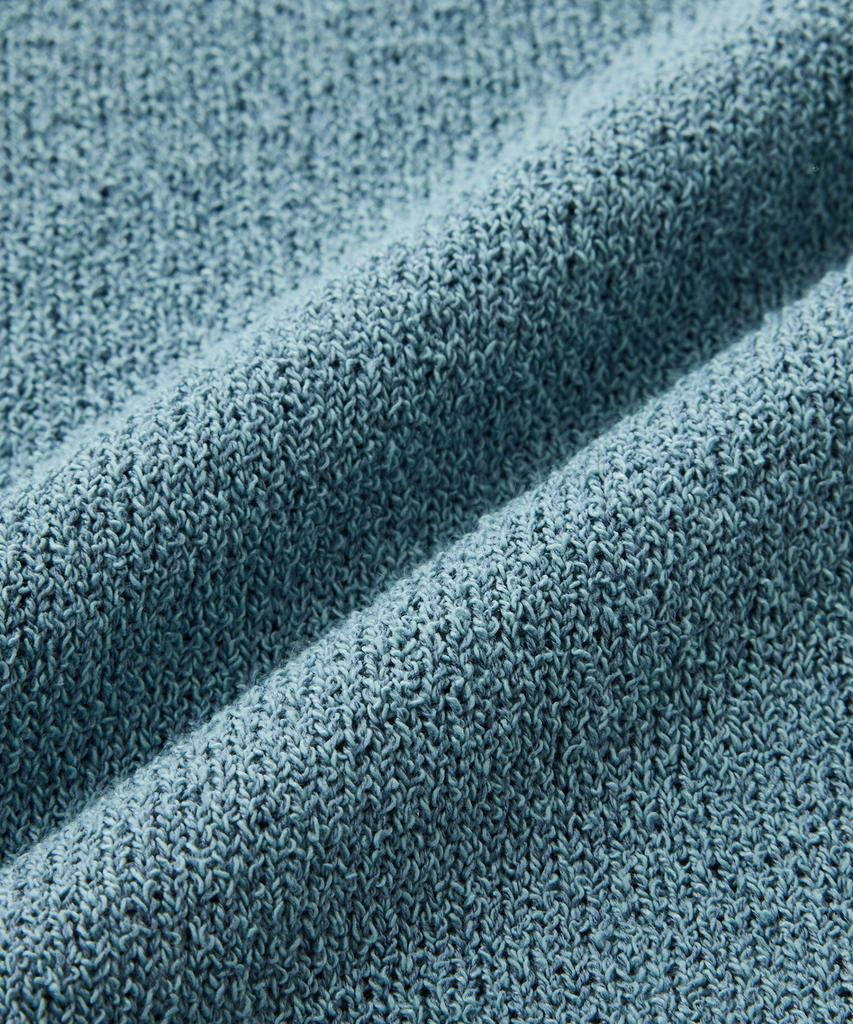 STCO Diems Cool Touch Boucle Short Sleeve Knit_Blue (Oversized)_Dktxb06Osl