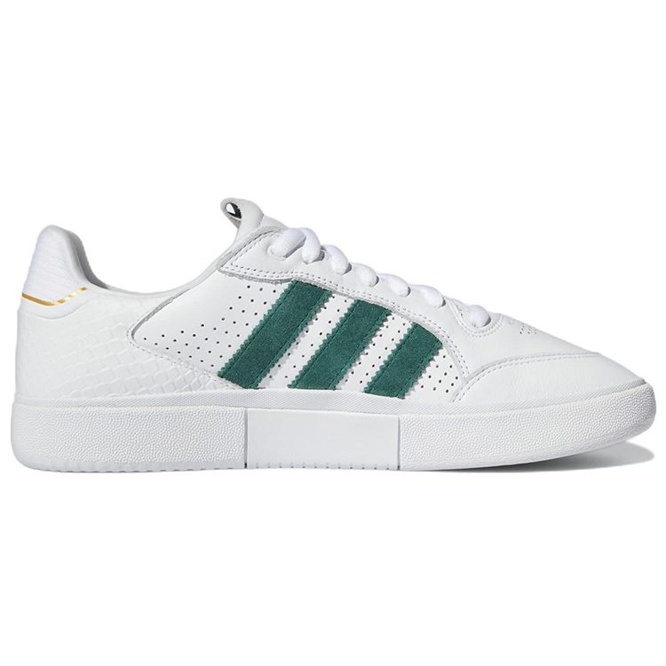 Adidas Tyshawn Low White Collegiate Green Men Sneakers Cloud-White Gold-Metallic GY6954