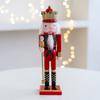 Christmas Nutcrackers Ornament, Wood Christmas Nutcrackers Soldier Figures Standing Decorations for Christmas