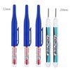 32/20mm Waterproof White Oily Deep Hole Long Nib Head Markers Pen Set for Metal Perforating Bathroom Woodworking Decoration Tool