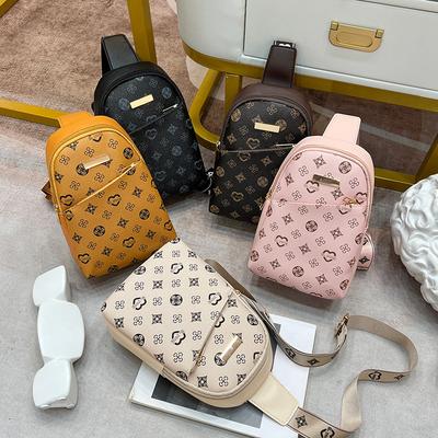 Versatile Breast Bag Women's Bag Shoulder Bag Printed Bag Women Couple's Breast Bag Women's Crossbody Bag