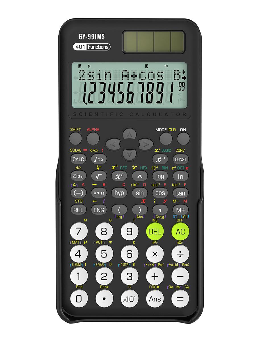 

School Scientific Calculator 991MS 401 Calculation Functions Ideal for Junior High Secondary School College Student Study Exam