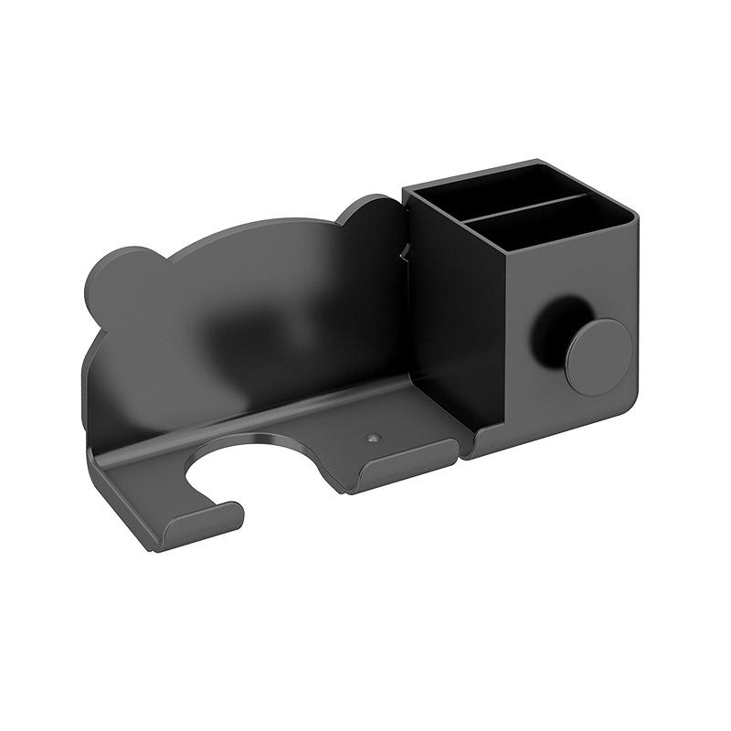 Punch-Free Wall Mount Hair Dryer Holder for Bathroom Vanity