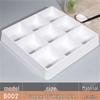 Wuhe Trending White Melamine 9-Compartment Round Plate