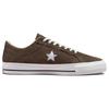 Converse One Star Pro Pro Non-Slip and Abrasion Resistant Low-Top Board Shoes Unisex Brown and White