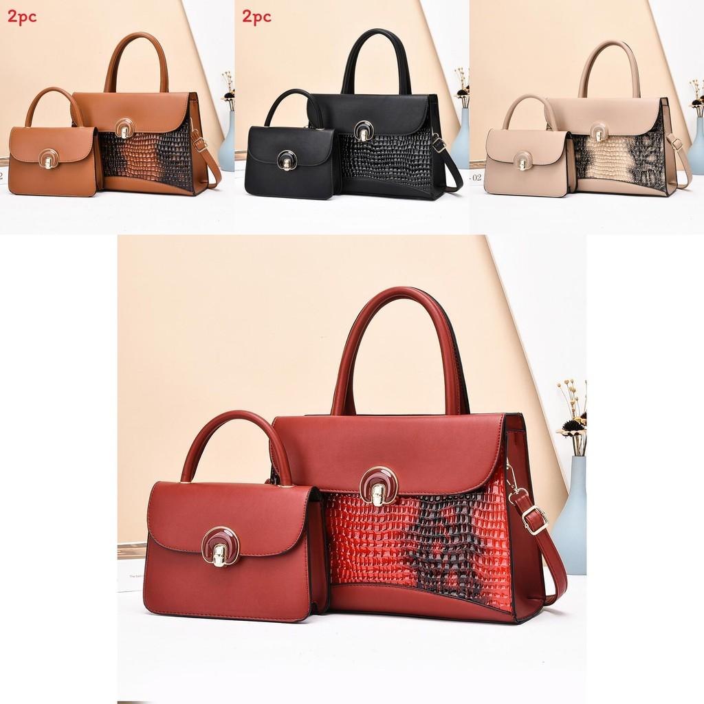 Pu Tote Bag With With Serpentine Print Design And Inner Pouch For Casual Travel Ladies Office Use