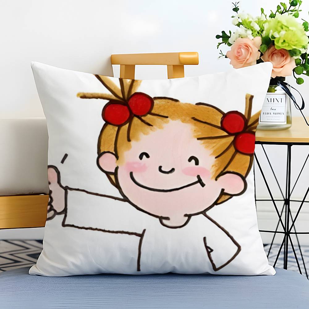 

C-Coco and Wondrous Gang-MT Cartoon Pillow Case Printed Brushed Fleece Pillow Baby Skin-Touch Eco-Friendly Dye-Sublimat 12x12Inch