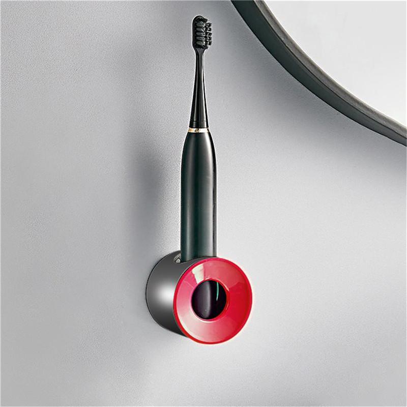 Zahnbürstenhalter Badezimmer Elektrischer Zahnbürstenhalter Wandmontiertes Stanzenfreies Langlebiges Einfaches Aufbewahrungsorganisator-Halter