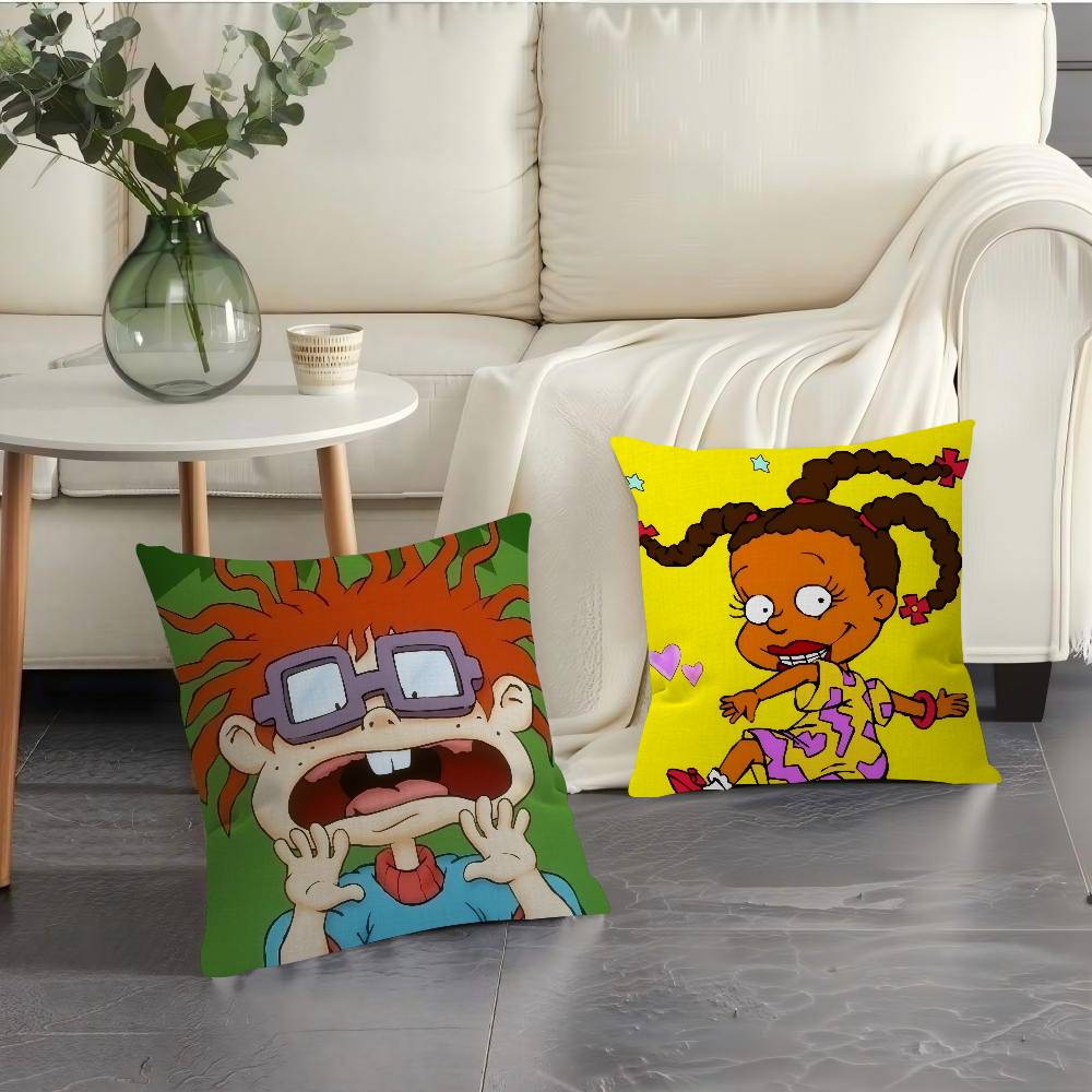 Classic Children Animation R-Rugrats Made Pillow Cover Sofa Cushion Cover Home Room Decoration Children Gift