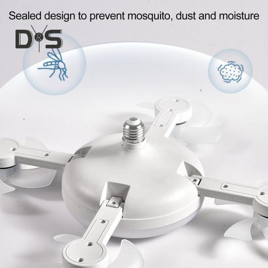 2-in-1-Hängeventilator mit LED-Laterne, 3 Farbmodi, dimmbar, leiser Betrieb, Deckenventilatorlampe mit Fernbedienung