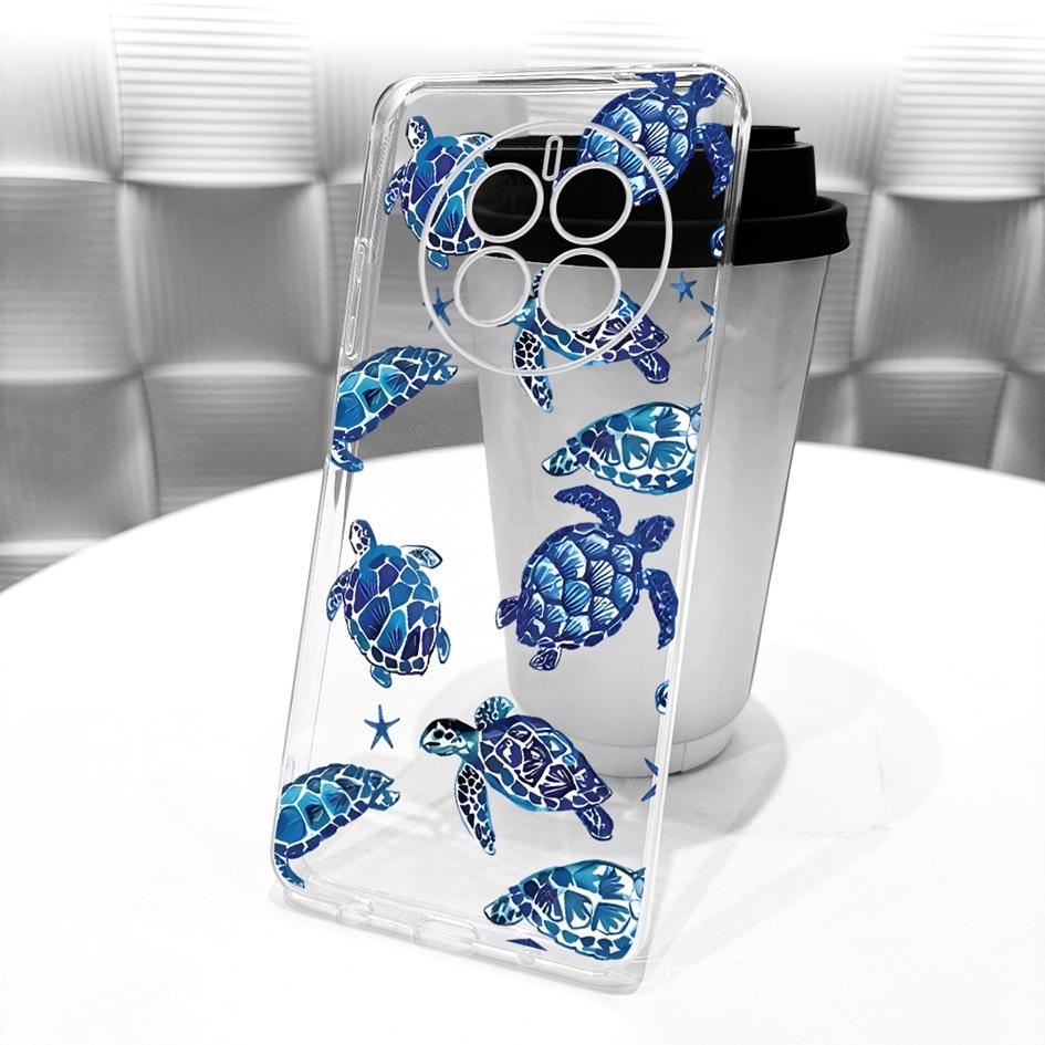For Huawei Mate 50 Case Mate 50 Pro Cover Popular Butterfly Flower Soft Clear Silicone Phone Covers For Huawei Mate50 50E Fundas