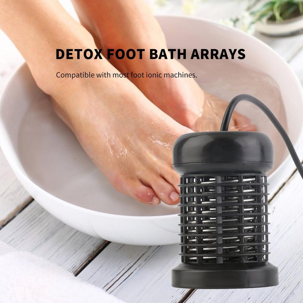 MBF Detox Foot Bath Arrays Round Stainless Steel Array Aqua Spa Ionic