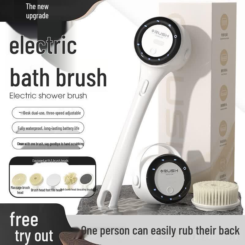 Bifanti Electric Long-Handle Bath Brush