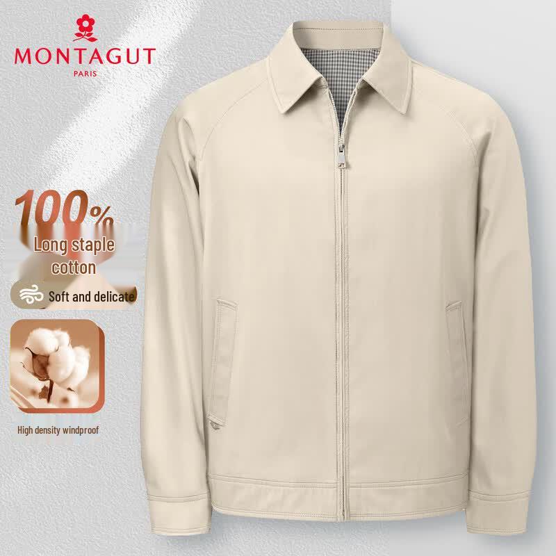 MONTAGUT Men s High-Density Cotton Windproof Business Casual Jacket 52
