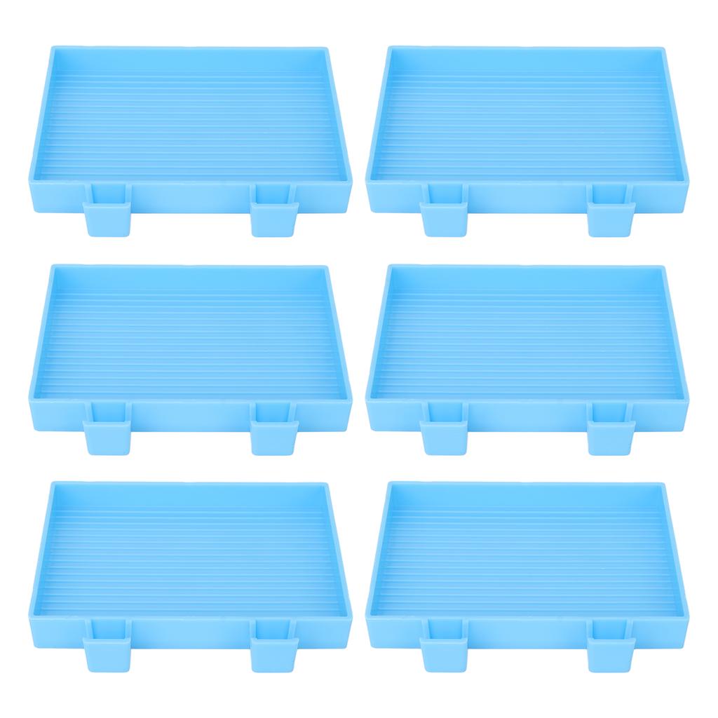 6pcs Rhinestone Storage Trays Bead Sorting Container DIY Diamond Art Painting Accessories