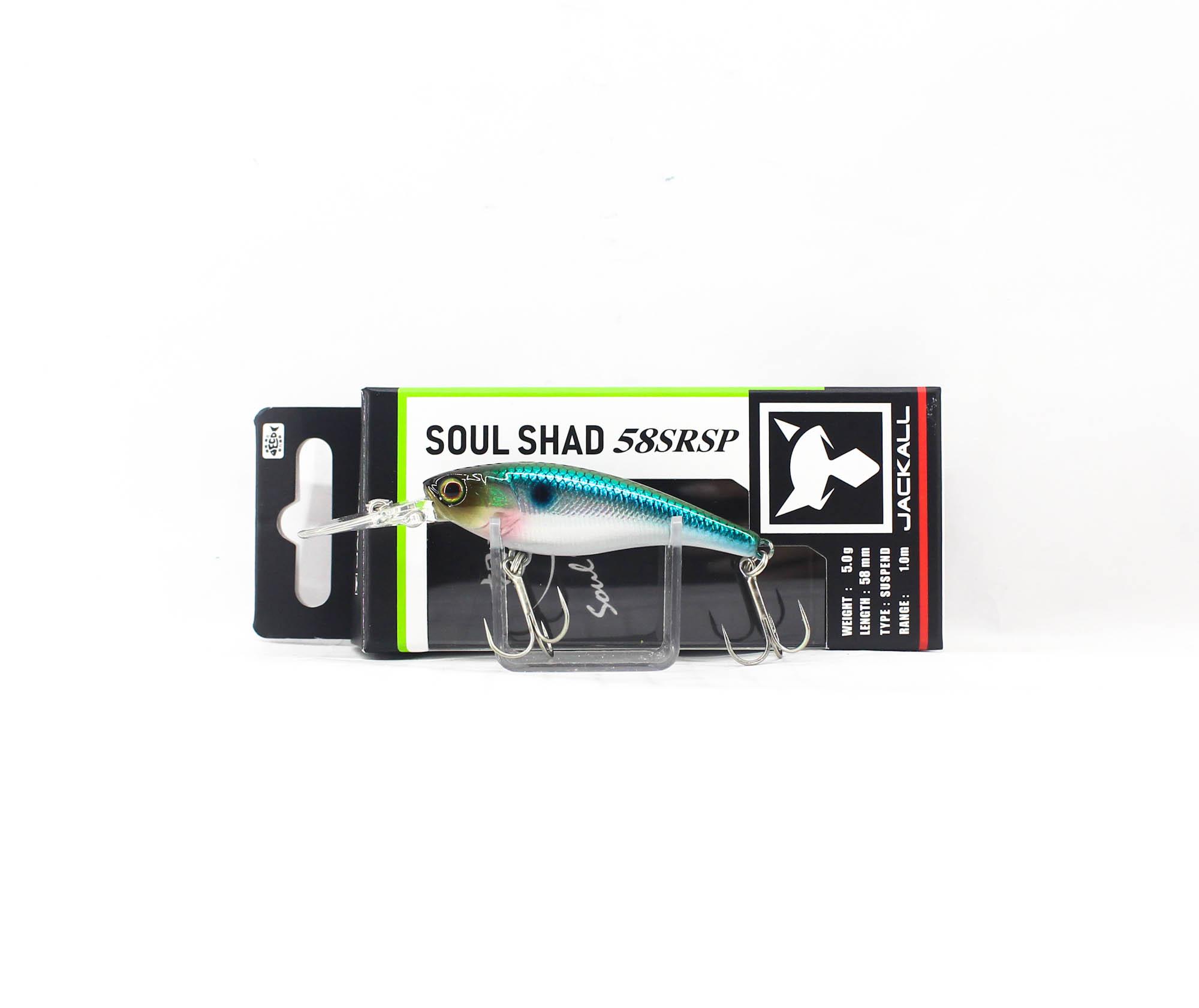 

Jackall Soul Shad 58SR SP Shallow Suspend Lure Mo Inakko Laser (7181)