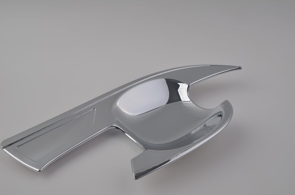 Türgriffabdeckung, Türschalenabdeckung, Seitenzierleiste, Schutzabdeckung, Zierleiste, Custom-Teile, (Silber)