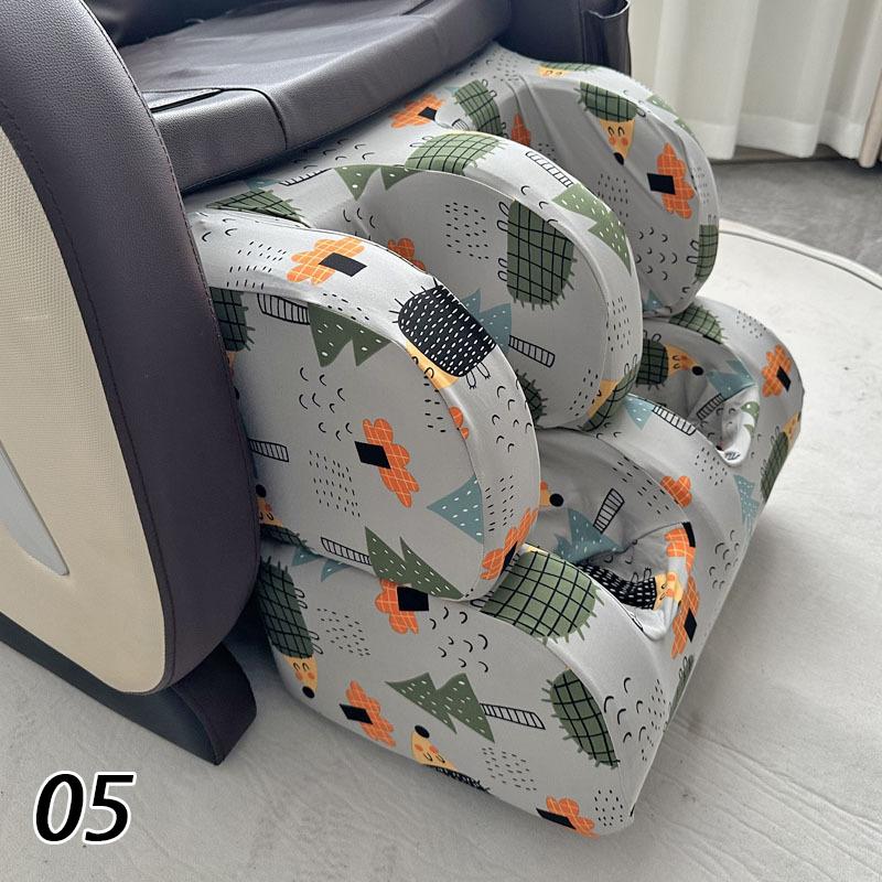 2Pcs Set Lower Body Shiatsu Massage Chair Cover Protector Chair Soft Stretch Washable Reclining Chair Dustproof Cover Home Decor