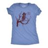 Womens Funny T Shirts Hootin Leads To Hollerin Sarcastic Owl Graphic Tee For