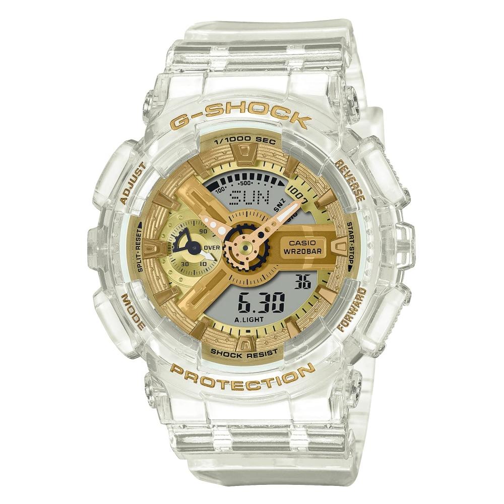 

[Casio] Часы G SHOK среднего размера, модель GMA S110SG 7AJF, женские, прозрачные, SKLETTONE
