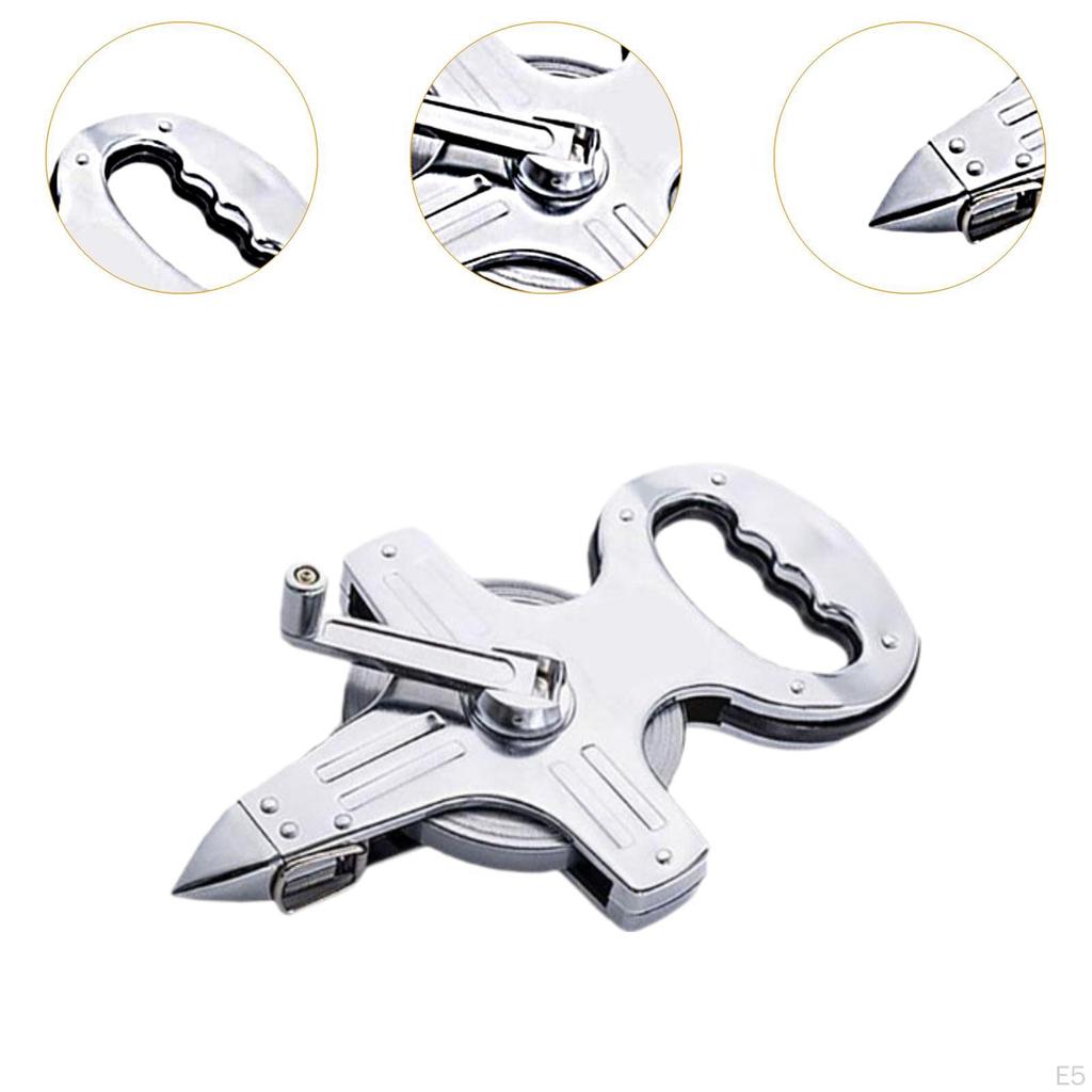 Measuring Tool with Metal Frame for Construction Long Tape Reel